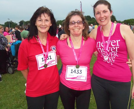 Basingstoke Race for Life - Medal Time 19/06/2013