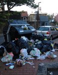 Rubbish piling high