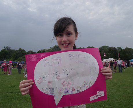 Cheering - Basingstoke Race for Life 19/06/2013