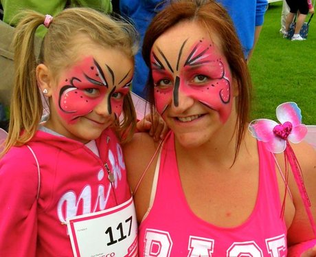 Smiles at Race For Life Bedford