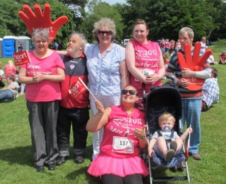 Did you see The Heart Angels at the Race For Life