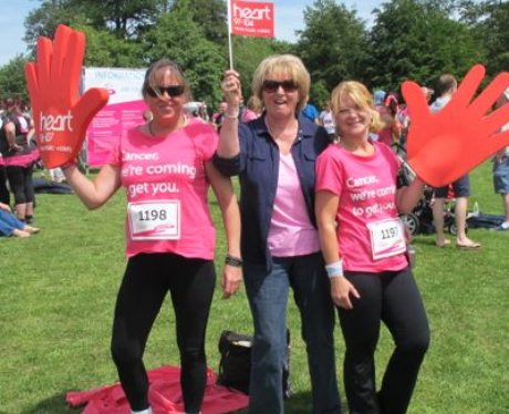 Did you see The Heart Angels at the Race For Life