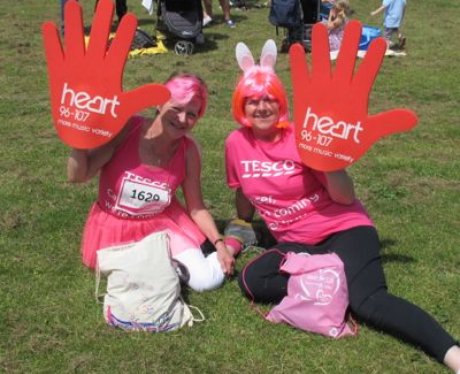 Did you see The Heart Angels at the Race For Life