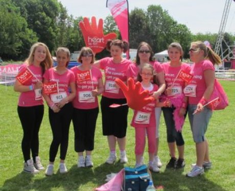 Did you see The Heart Angels at the Race For Life