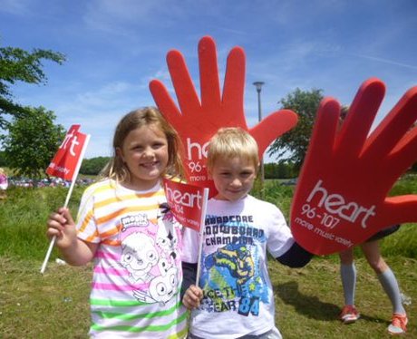 Did you see The Heart Angels at the Race For Life