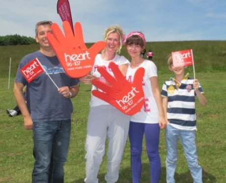 Did you see The Heart Angels at the Race For Life