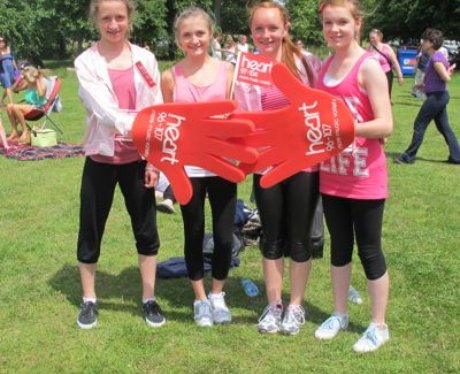 Did you see The Heart Angels at the Race For Life