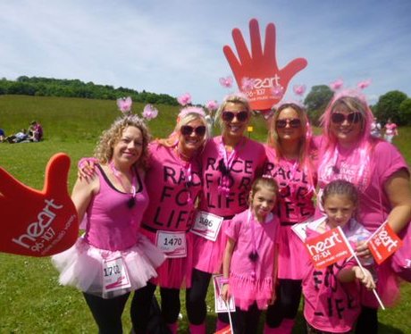 Did you see The Heart Angels at the Race For Life