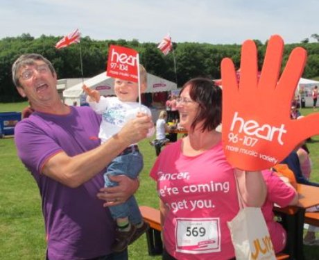 Did you see The Heart Angels at the Race For Life