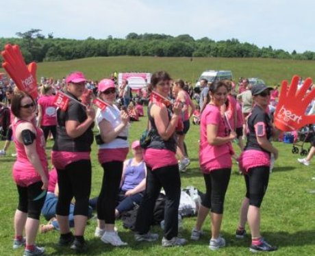 Did you see The Heart Angels at the Race For Life