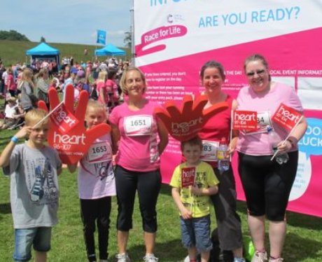 Did you see The Heart Angels at the Race For Life