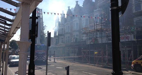 Scene of house fire on Torbay Road.