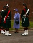 The Queen visits Howe barracks