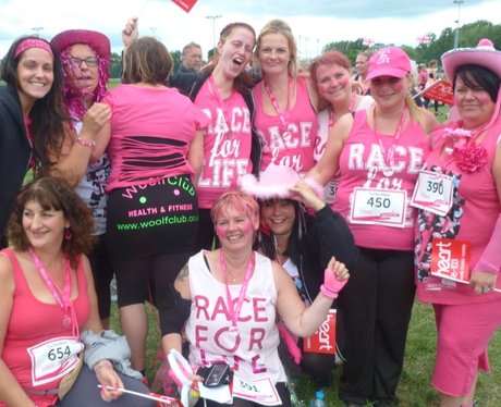 Race For Life Basildon - The Finish Line - Heart Essex