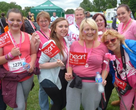 Race For Life Basildon - The Finish Line - Heart Essex