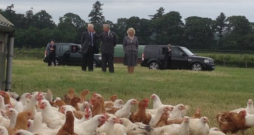 Prince Charles in North Wales and the Rhug Estate