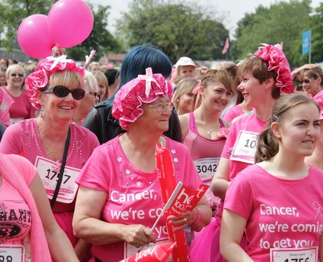 Snapped from the stage at Coventry Race for Life