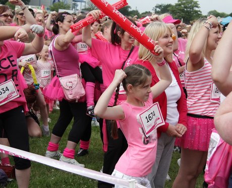 Snapped from the stage at Coventry Race for Life