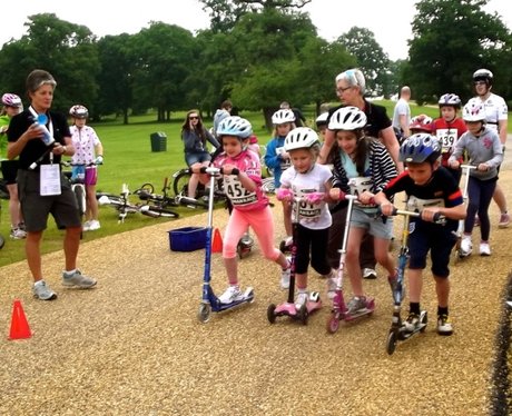The Scootathlon at Cycletta Bedfordshire