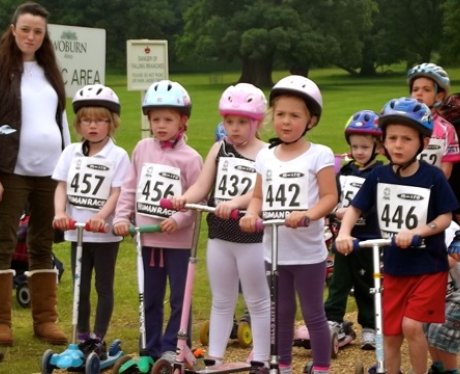 The Scootathlon at Cycletta Bedfordshire