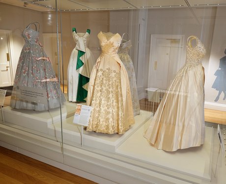 royal dresses on display