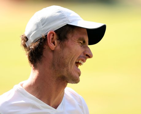 Andy Murray at Wimbledon 2013 final