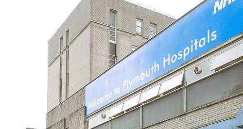 Plymouth's Derriford hospital main entrance