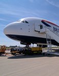 The Airbus A380 on the ground