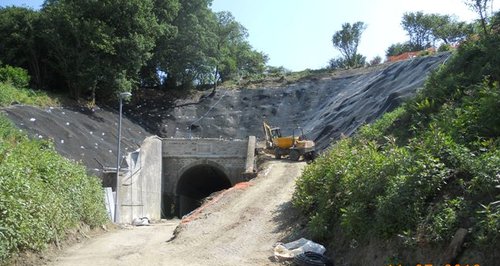 Beaminster Tunnel repaired