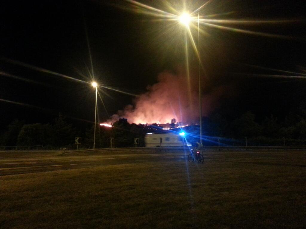 Canford Heath fire