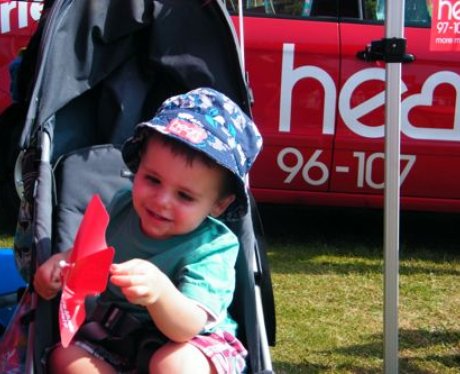 Did you bump into the Heart Angels at the kite fes