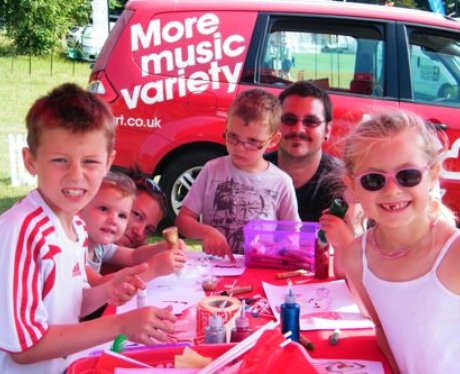 Did you bump into the Heart Angels at the kite fes