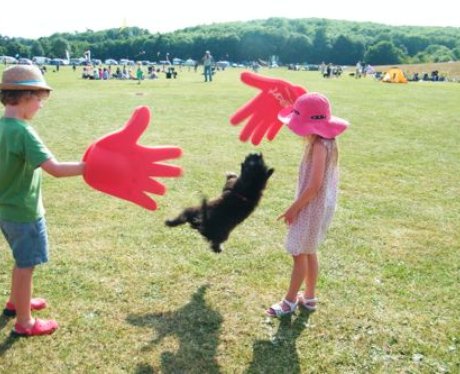 Did you bump into the Heart Angels at the kite fes