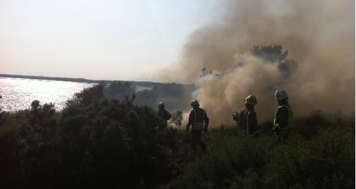 Ham Common fire