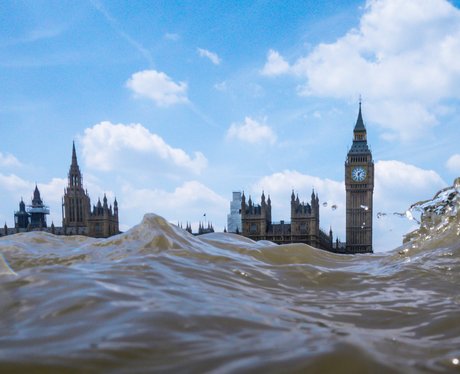 The Houses Of Parliament Under Water
