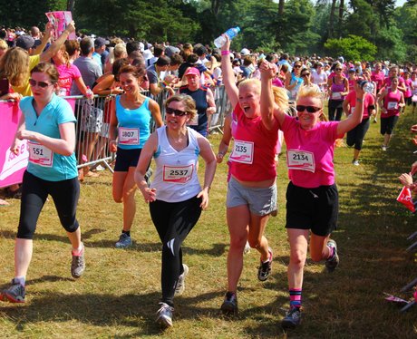 Oxford Race for Life Finish Line