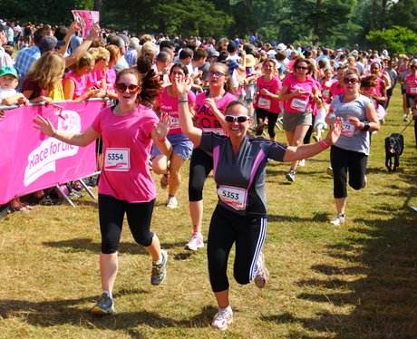 Oxford Race for Life Finish Line