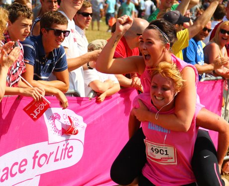 Oxford Race for Life Finish Line