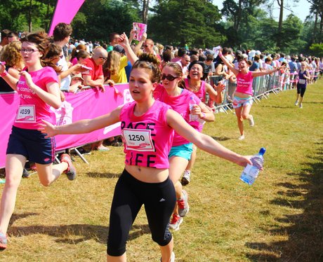 Oxford Race for Life Finish Line
