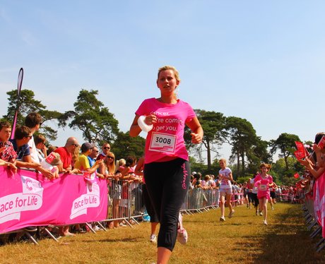 Oxford Race for Life Finish Line