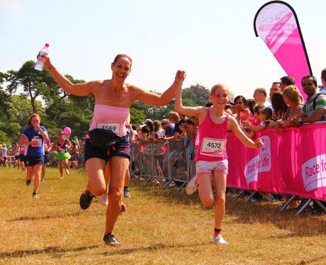 Oxford Race for Life Finish Line
