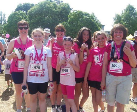 Oxford Race for Life 2013 - Finish Line