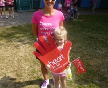 If you bumped into the Heart Angels at Race For Li