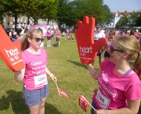 If you bumped into the Heart Angels at Race For Li