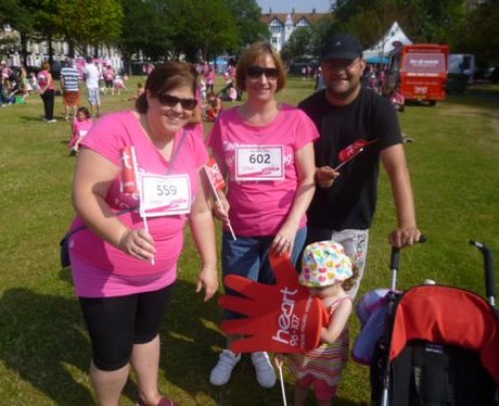 If you bumped into the Heart Angels at Race For Li
