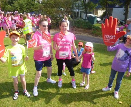 If you bumped into the Heart Angels at Race For Li