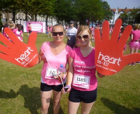 If you bumped into the Heart Angels at Race For Li