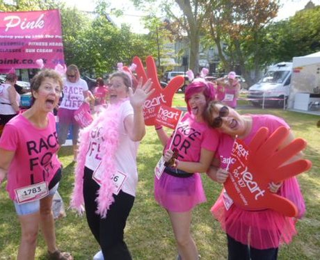 If you bumped into the Heart Angels at Race For Li