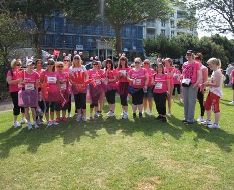 If you bumped into the Heart Angels at Race For Li