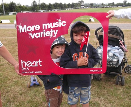 The heart angels were at The Rennie Grove Hospice